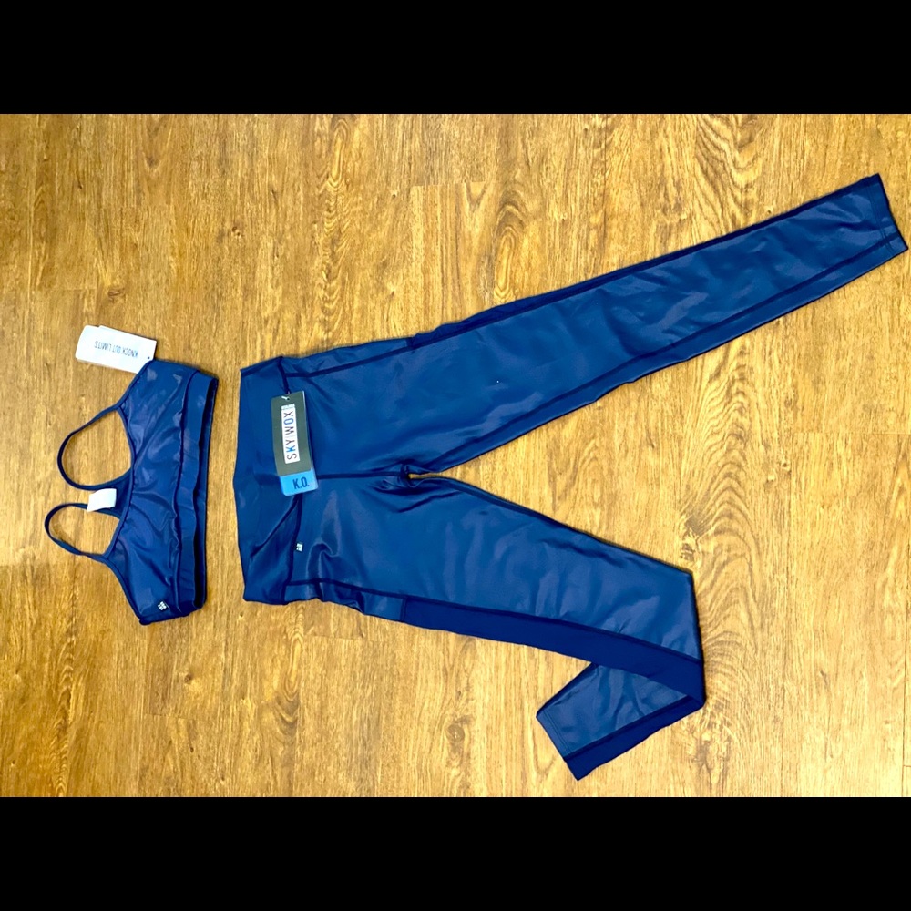 Sports bras and leggings
